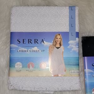 ⭐2 for 10⭐ L Swim Suit Cover in White NWT